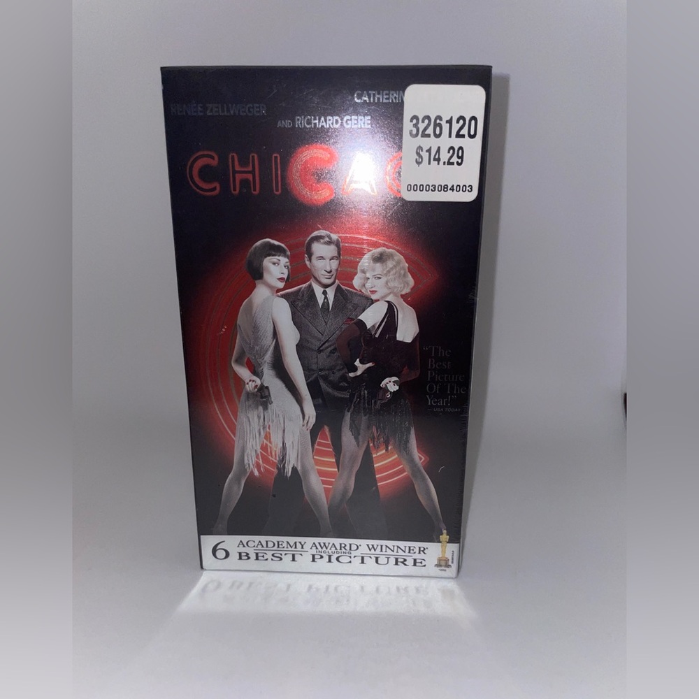 Chicago VHS New Sealed Film Cinema Classic Vintage Movies Watch Entertainment